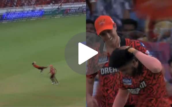 [Watch] Cummins Hails Sanvir After His Aussie-Esque Catch While Back-Paddling Scarps Ashutosh